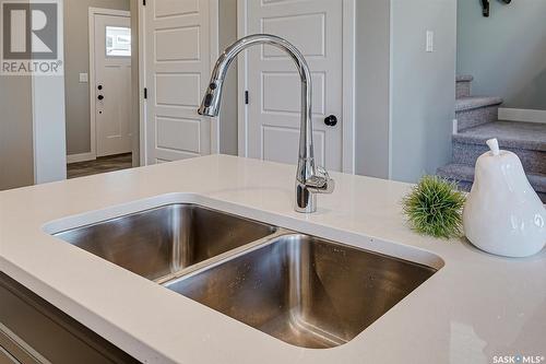 3225 Green Turtle Road, Regina, SK - Indoor Photo Showing Kitchen With Double Sink