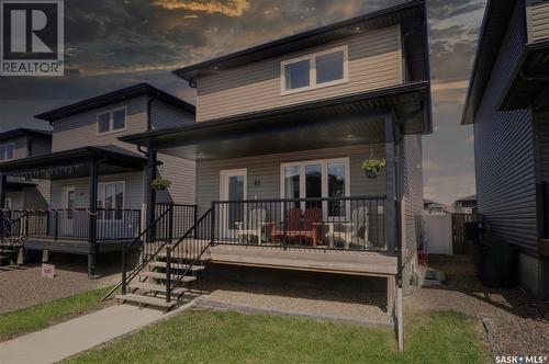 61 Brigham Road, Moose Jaw, SK - Outdoor With Deck Patio Veranda