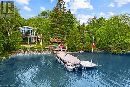Waterfront living at its finest! - 156 Miller Lake Shore Road, Northern Bruce Peninsula, ON - Outdoor With Body Of Water