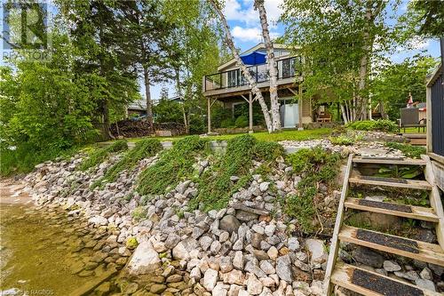 156 Miller Lake Shore Road, Northern Bruce Peninsula, ON - Outdoor With Deck Patio Veranda