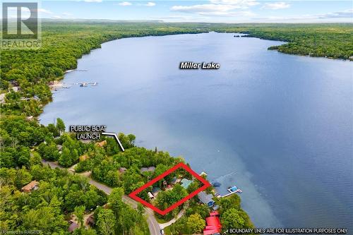 156 Miller Lake Shore Road, Northern Bruce Peninsula, ON - Outdoor With Body Of Water With View