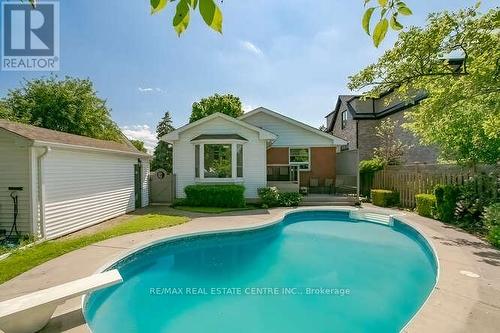 18 Alphonse Crescent, Mississauga, ON - Outdoor With In Ground Pool