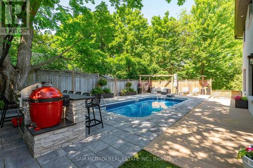 923 Indian Road, Mississauga, ON - Outdoor With In Ground Pool With Backyard