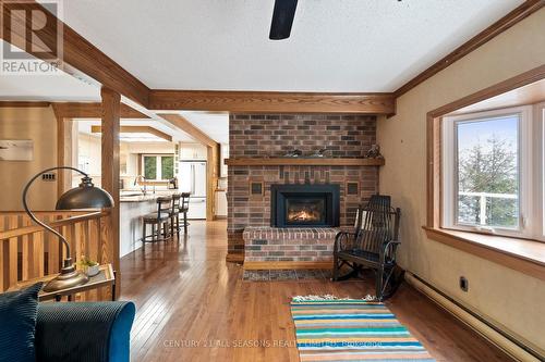 1171 Straggle Lake Drive, Dysart Et Al, ON - Indoor Photo Showing Other Room With Fireplace