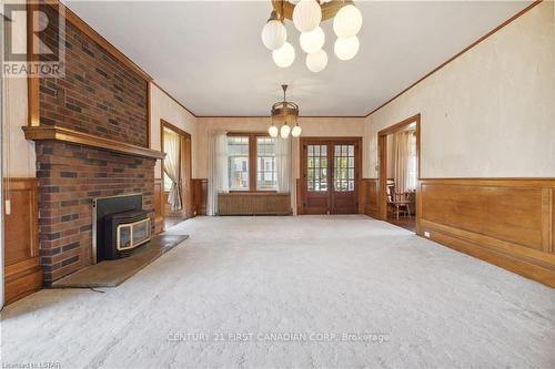 236 Colonel Bostwick Street, Central Elgin (Port Stanley), ON - Indoor Photo Showing Other Room With Fireplace