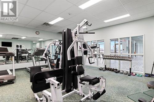 5151 Riverside East Unit# 304, Windsor, ON - Indoor Photo Showing Gym Room