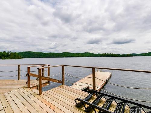 Balcon - 300 Ch. Du Lac-Grand, Val-Des-Monts, QC - Outdoor With Deck Patio Veranda With Exterior