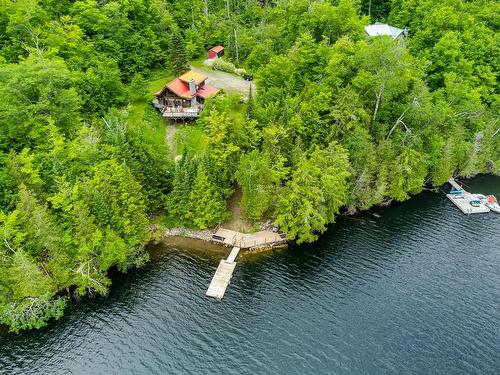 Overall view - 300 Ch. Du Lac-Grand, Val-Des-Monts, QC - Outdoor With Body Of Water