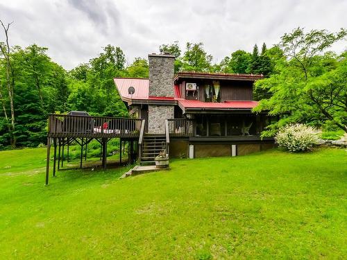 Exterior - 300 Ch. Du Lac-Grand, Val-Des-Monts, QC - Outdoor With Deck Patio Veranda