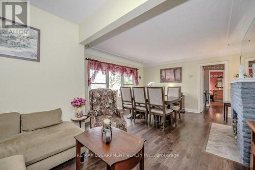 925 Highway 6, Hamilton, ON - Indoor Photo Showing Living Room With Fireplace