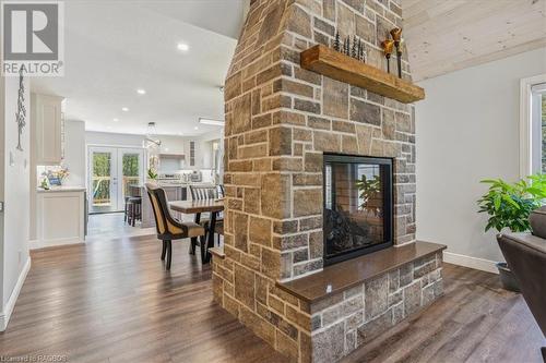 154 Bryant Street, Oliphant, ON - Indoor With Fireplace