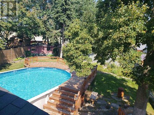 3631 Shadbush Court, Mississauga, ON - Outdoor With Above Ground Pool With Backyard