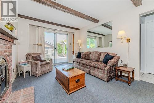 67 Toynbee Crescent, Kitchener, ON - Indoor Photo Showing Living Room With Fireplace