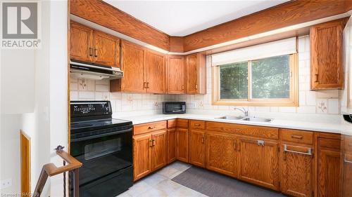 97 Dorena Crescent, Sauble Beach, ON - Indoor Photo Showing Kitchen With Double Sink