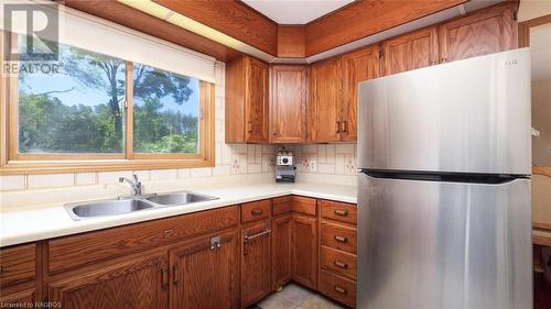 97 Dorena Crescent, Sauble Beach, ON - Indoor Photo Showing Kitchen With Double Sink