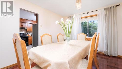 97 Dorena Crescent, Sauble Beach, ON - Indoor Photo Showing Dining Room