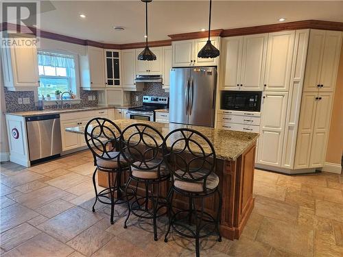 10 Bunker  Hill Drive, Upper Coverdale, NB - Indoor Photo Showing Kitchen With Stainless Steel Kitchen