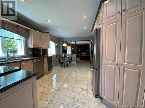 60 Lily Avenue, Edmundston, NB - Indoor Photo Showing Kitchen With Double Sink