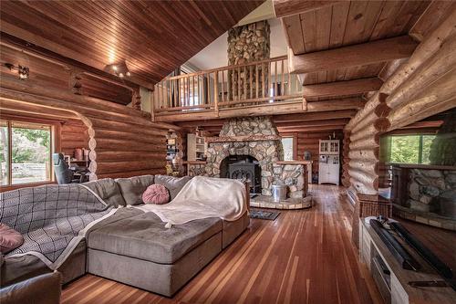 242 Road 9, Oliver, BC - Indoor Photo Showing Other Room With Fireplace