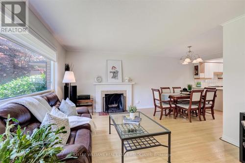 1017 Henley Road, Mississauga, ON - Indoor Photo Showing Living Room With Fireplace