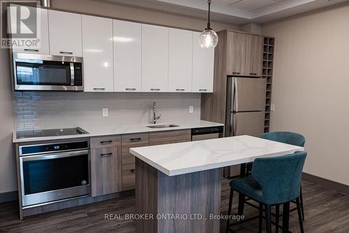 801 - 20 George Street, Hamilton (Central), ON - Indoor Photo Showing Kitchen With Stainless Steel Kitchen With Upgraded Kitchen