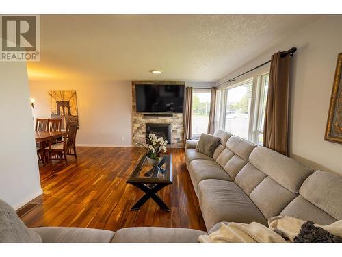 1511 Alward Street, Prince George, BC - Indoor Photo Showing Living Room With Fireplace