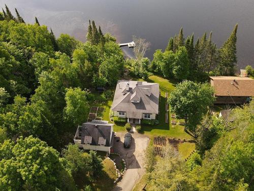 Aerial photo - 270 Ch. Du Lac-Du-Brochet, Montcalm, QC - Outdoor With Body Of Water With View