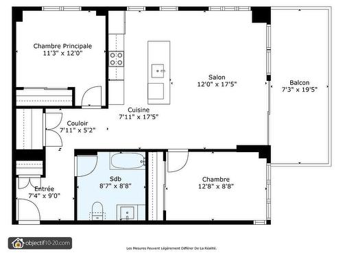 Plan (croquis) - 606-3480 Boul. St-Elzear O., Laval (Chomedey), QC - Other