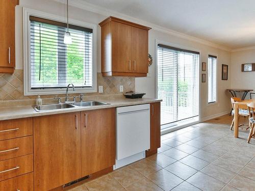 Kitchen - 224 Rue De Langloiserie, Rosemère, QC - Indoor Photo Showing Kitchen With Double Sink