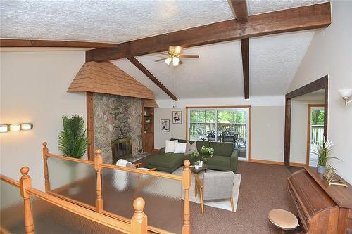 731 Old Hwy 8, Rockton, ON - Indoor Photo Showing Other Room With Fireplace