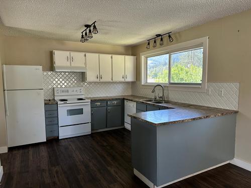 1791 78Th Avenue, Grand Forks, BC - Indoor Photo Showing Kitchen With Double Sink