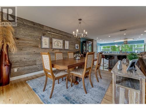 4700 Schubert Road, Armstrong, BC - Indoor Photo Showing Dining Room