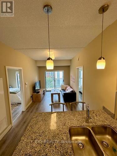 516 - 251 Hemlock Street, Waterloo, ON - Indoor Photo Showing Kitchen With Double Sink