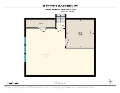 Lower Level Floor Plan - 48 Inverness Street, Caledonia, ON - Other