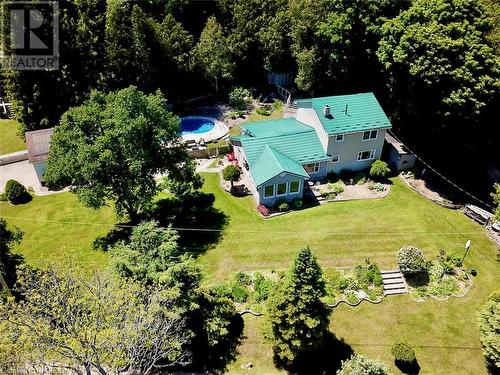 Over a 1/2 acre of property that is landscaped to perfection. - 47 Water Street, Northern Bruce Peninsula, ON - Outdoor