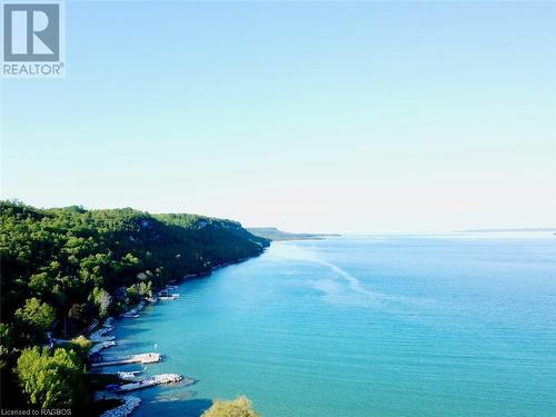 Hope Bay on Georgian Bay is part of Melville Sound offering near 360 degree Niagara Escarpment views. - 47 Water Street, Northern Bruce Peninsula, ON - Outdoor With Body Of Water With View