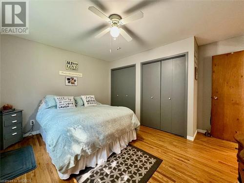 Complete with his / hers closets. - 47 Water Street, Northern Bruce Peninsula, ON - Indoor Photo Showing Bedroom