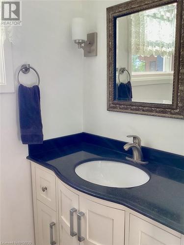 Main floor is complete with updated bathroom. - 47 Water Street, Northern Bruce Peninsula, ON - Indoor Photo Showing Bathroom