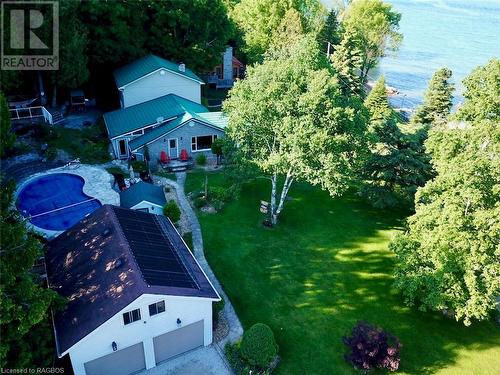 While offering Georgian Bay views, and the property offers plenty of private areas as well. - 47 Water Street, Northern Bruce Peninsula, ON - Outdoor