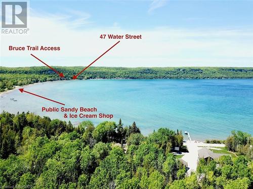 Hope Bay on Georgian Bay offers an amazing on and off the water 'play-ground'. - 47 Water Street, Northern Bruce Peninsula, ON - Outdoor With Body Of Water With View