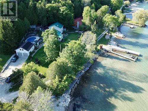 A unique waterfront family getaway property or full-time waterfront residence. - 47 Water Street, Northern Bruce Peninsula, ON - Outdoor With Body Of Water With View