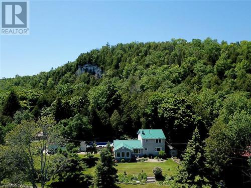 Bruce Trail access is a mere 250 ft from 47 Water Street property. - 47 Water Street, Northern Bruce Peninsula, ON - Outdoor With View