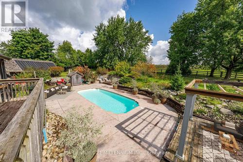 20909 Shaws Creek Road, Caledon, ON - Outdoor With In Ground Pool With Deck Patio Veranda