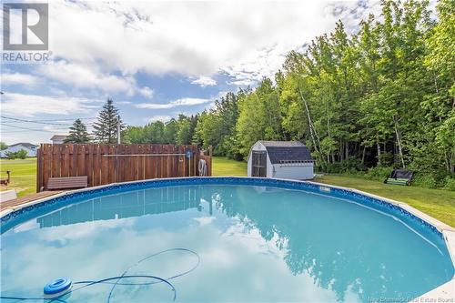 110 Valley Ranch Road, Irishtown, NB - Outdoor With Above Ground Pool With Backyard