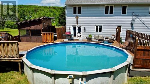 110 Valley Ranch Road, Irishtown, NB - Outdoor With Above Ground Pool With Exterior