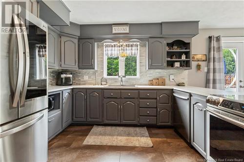 110 Valley Ranch Road, Irishtown, NB - Indoor Photo Showing Kitchen With Stainless Steel Kitchen