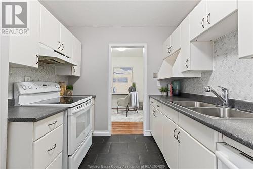 1058 St. Louis Avenue, Windsor, ON - Indoor Photo Showing Kitchen With Double Sink