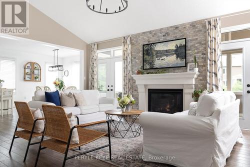 31 Hunter Place, Bracebridge, ON - Indoor Photo Showing Living Room With Fireplace