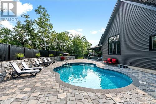 37 Laforge Street, Shediac, NB - Outdoor With In Ground Pool With Backyard