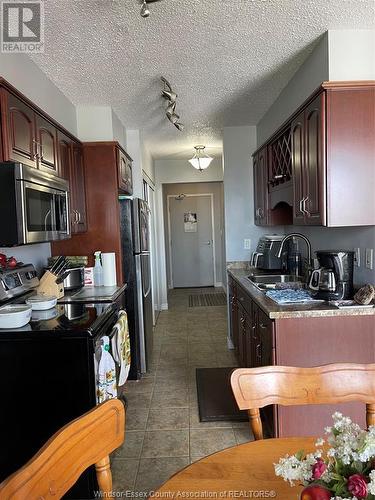 120 Pickering Drive Unit# 705, Amherstburg, ON - Indoor Photo Showing Kitchen With Double Sink